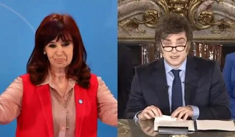 CRISTINA KIRCHNER TRAS LA ENTREVISTA ACRISTINA KIRCHNER TRAS LA ENTREVISTA A JAVIER MILEI: 