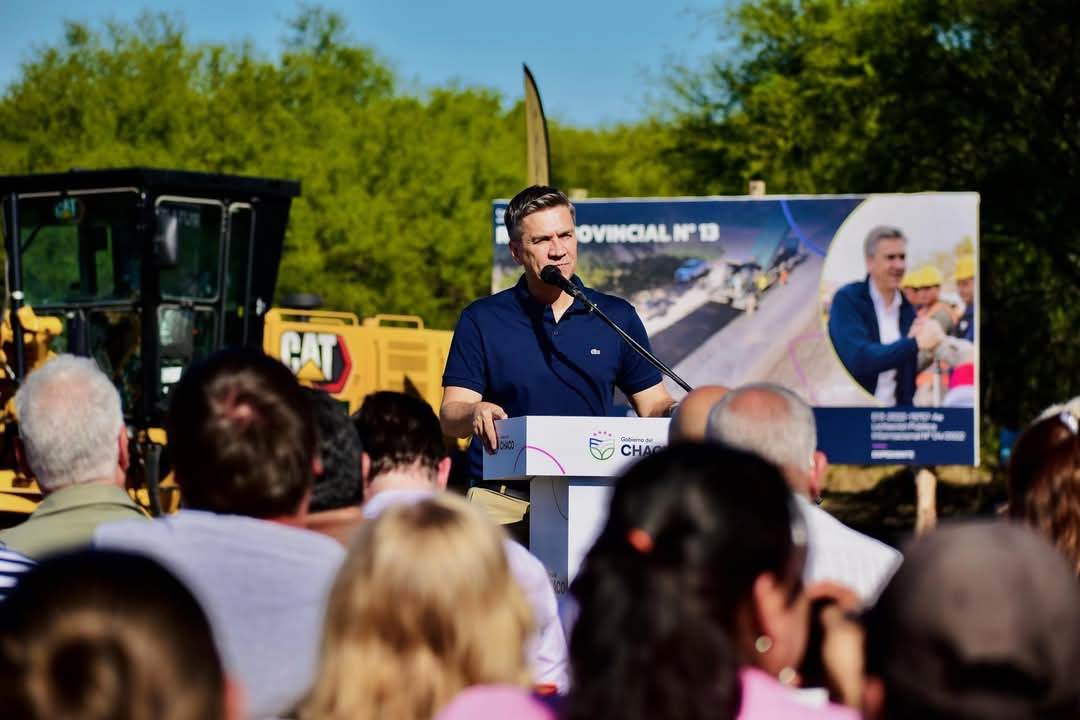 EL GOBERNADOR ZDERO INICIÓ LA PAVIMENTACIÓN DE LA RUTA PROVINCIAL Nº13 QUE CONECTARÁ COTE LAI CON CHARADAI.