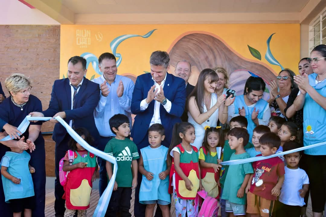 INICIO DEL CICLO LECTIVO DE NIVEL INICIAL: EL GOBERNADOR ZDERO  INAUGURÓ UN NUEVO JARDÍN DE INFANTES EN CORZUELA.