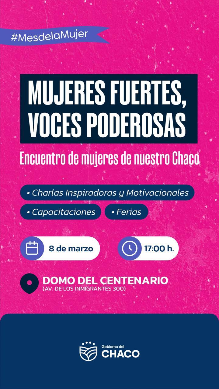 ESTE SÁBADO 8: INVITACIÓN AL DÍA INTERNACIONAL DE LA MUJER EN EL DOMO DEL CENTENARIO.