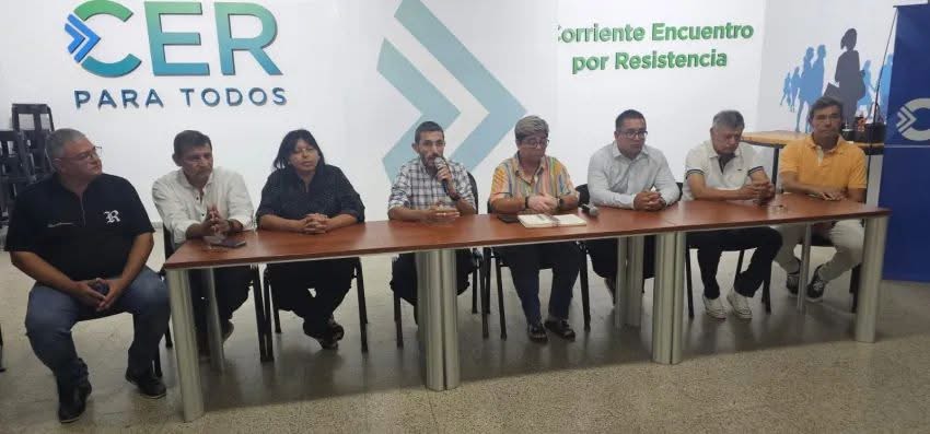 EL FRENTE CER PRESENTÓ SU ALIANZA PARA LAS LEGISLATIVAS DEL 11 DE MAYO.