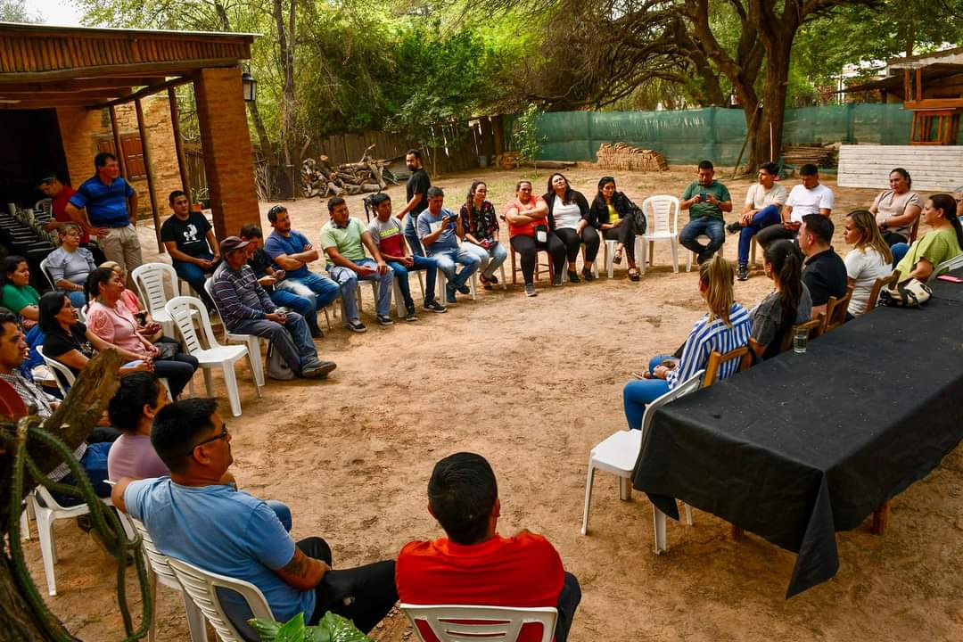 EL SAUZALITO: EL GOBIERNO PROVINCIAL COORDINÓ ACTIVIDADES Y REUNIONES JUNTO AL PROGRAMA SOCIAL ÑACHEC.