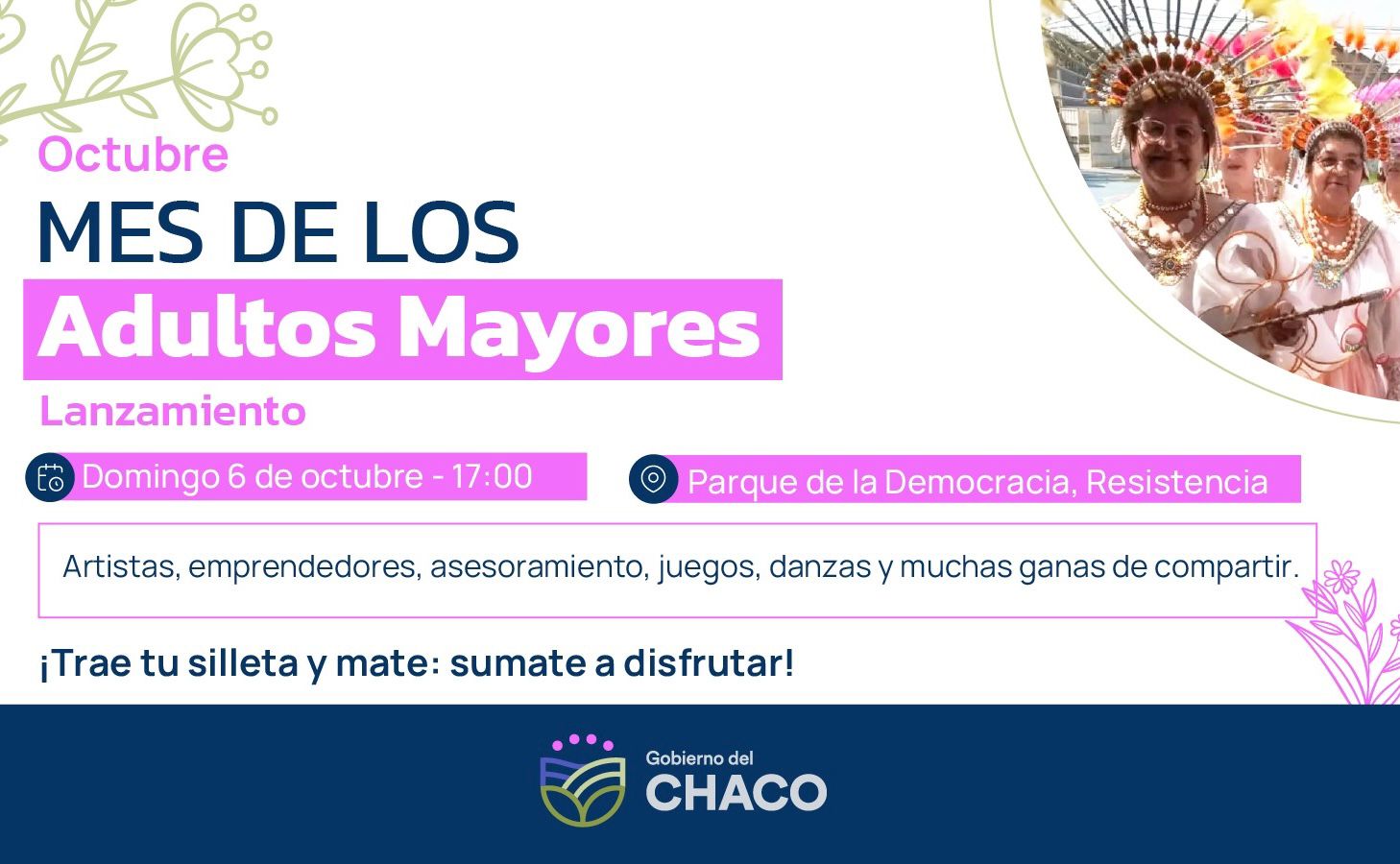 LANZAMIENTO DEL MES DE LOS ADULTOS MAYORES.