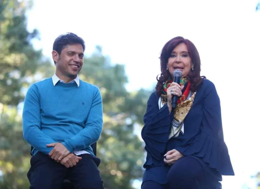 CRISTINA KIRCHNER MARCA DISTANCIA CON AXEL KICILLOF Y EL PERONISMO QUEDÓ AL BORDE DE UN QUIEBRE.