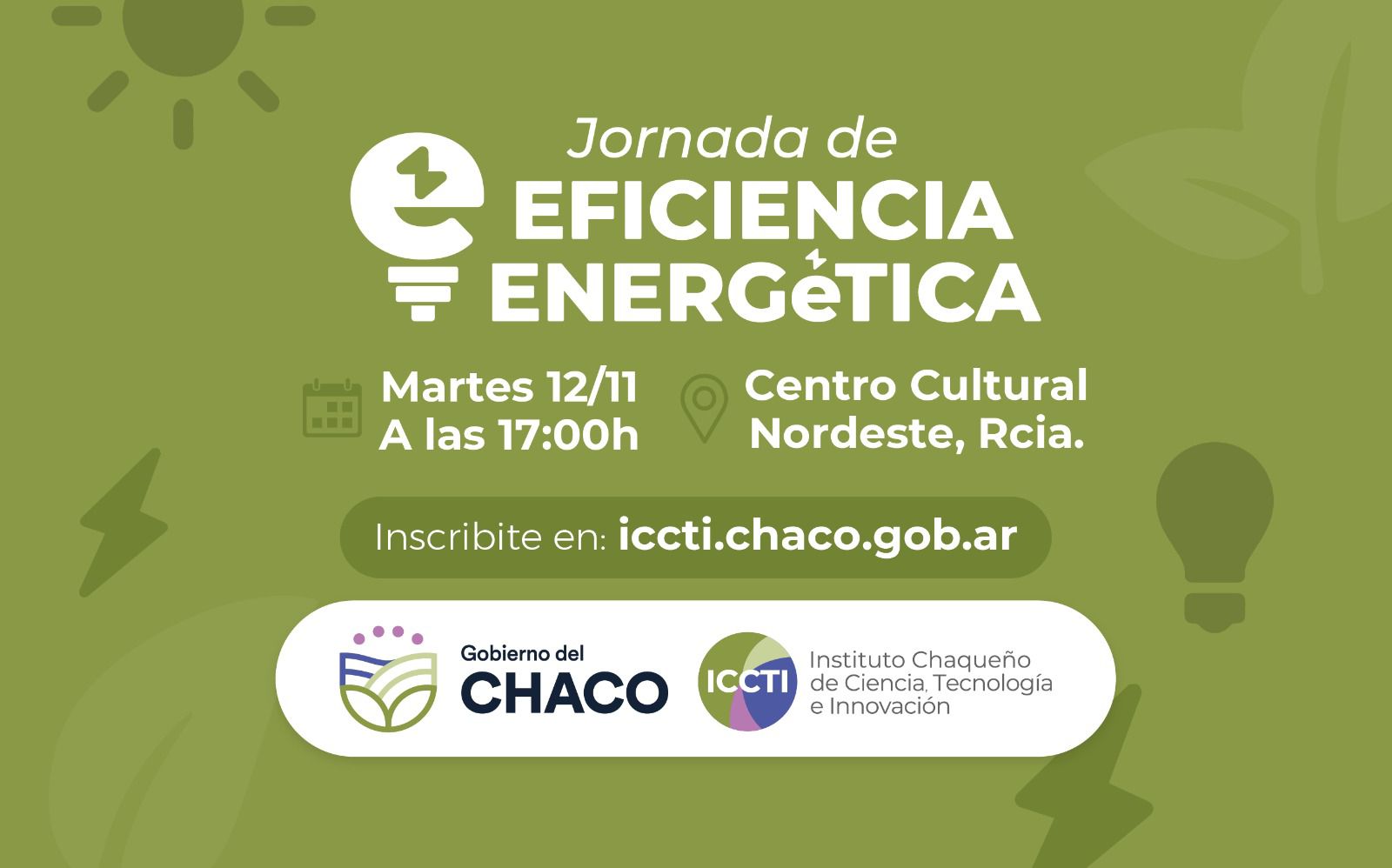 EL GOBIERNO PROVINCIAL INVITA A UNA CHARLA SOBRE EFICIENCIA ENERGÉTICA PARA INDUSTRIAS Y EMPRESAS.