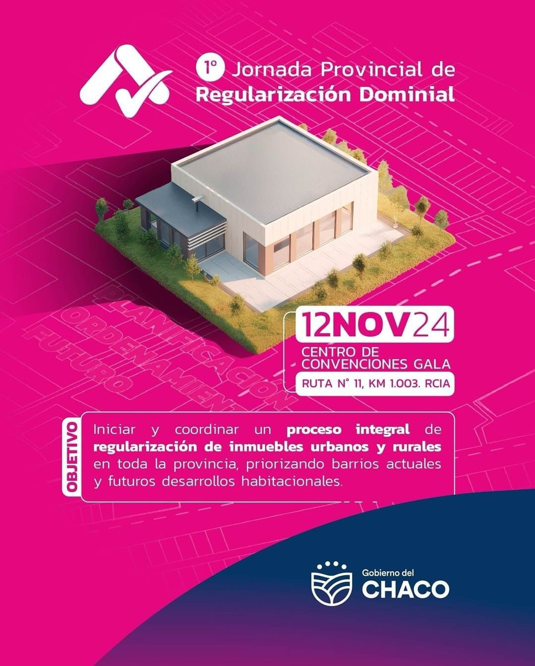 EL INSTITUTO DE VIVIENDA REALIZARÁ ESTE MARTES LA PRIMERA JORNADA PROVINCIAL DE REGULARIZACIÓN DOMINIAL.