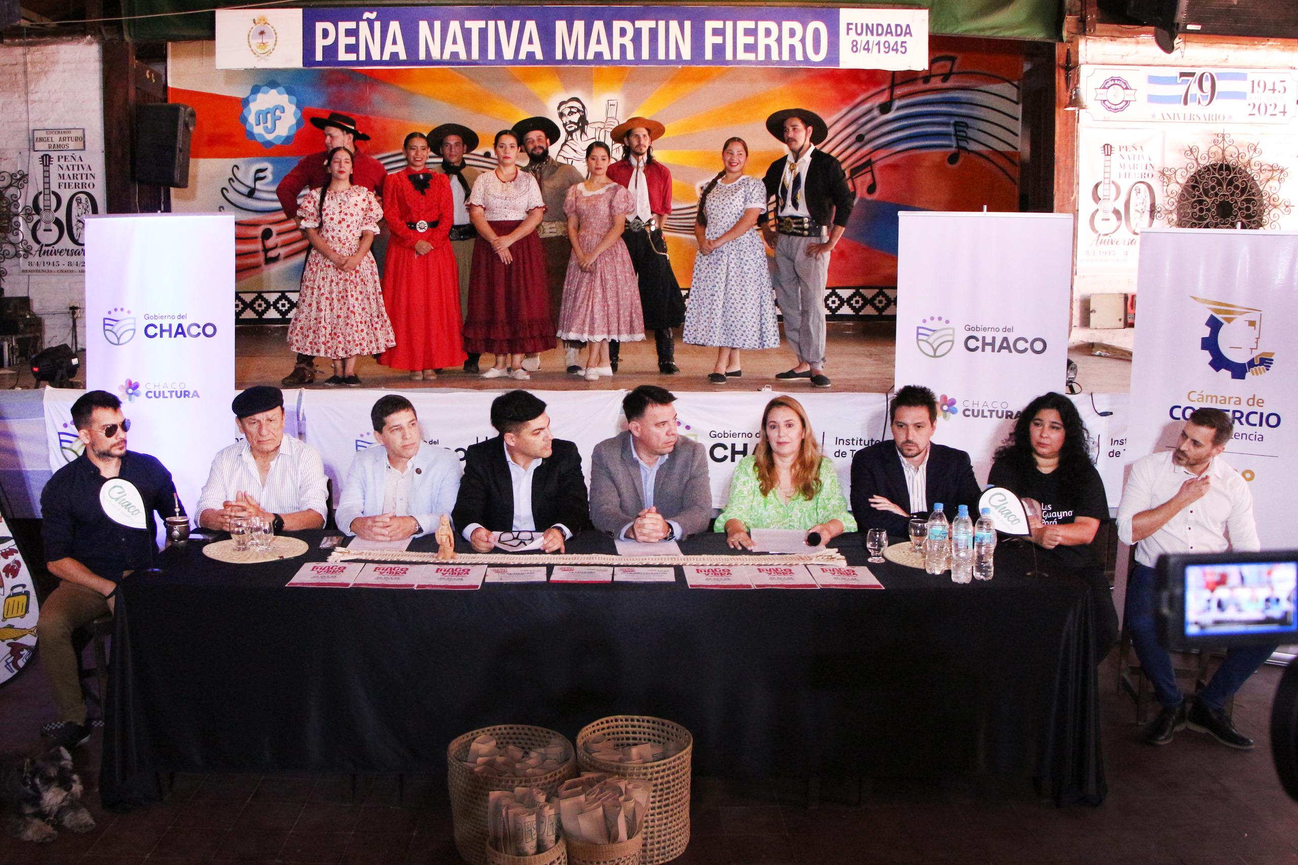 SE PRESENTÓ OFICIALMENTE EL FESTIVAL FOLKLÓRICO CHACO VIBRA CON UNA GRILLA DE MÁS DE 500 ARTISTAS LOCALES Y NACIONALES.